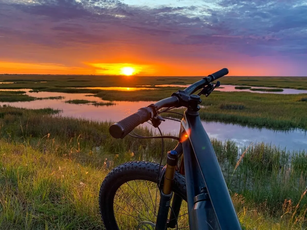 Everglades sunset from the western edge of Broward County